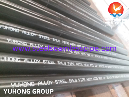 ท่อไร้รอยเหล็กสแตนเลส ASTM A335, ASME SA335 P5 P9 P11 P12 P22 P91 P92 สําหรับพลังงานโรงไฟฟ้า, เครื่องปั่นน้ําเหลว,พลังงานความร้อน
