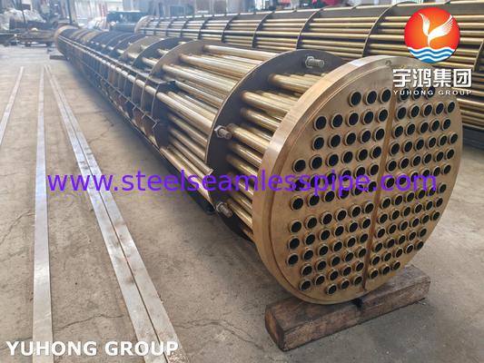 ASTM B111 ทองแดงสลัด สายท่อตรง แผ่นท่อสําหรับแลกเปลี่ยนความร้อนและ condensers