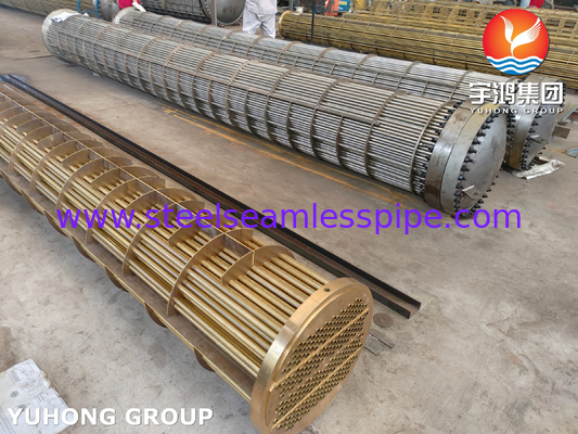 ASTM B111 ทองแดงสลัด สายท่อตรง แผ่นท่อสําหรับแลกเปลี่ยนความร้อนและ condensers