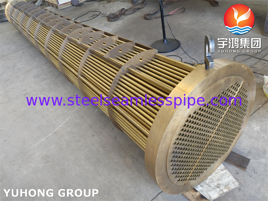 ASTM B111 ทองแดงสลัด สายท่อตรง แผ่นท่อสําหรับแลกเปลี่ยนความร้อนและ condensers