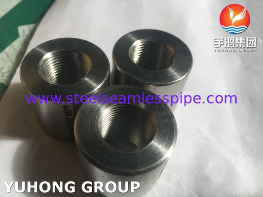 ASTM A182 F316L อุปกรณ์ประกอบท่อหลอมจากเหล็กไร้ขัดเหล็ก BSPP Threaded Coupling 3000LBS