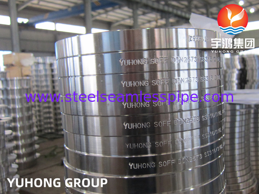 DIN2573, ASTM A182 F316 F316L, สแตนเลสสลิสบนแฟลนเจอร์, หน้าราบ B16.5