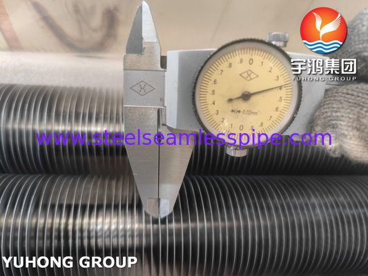 ASTM A179 สแตนเลสคาร์บอน สายต่อไม่ติด แบบ L ท่อปีกสําหรับเครื่องทําความร้อนอากาศ