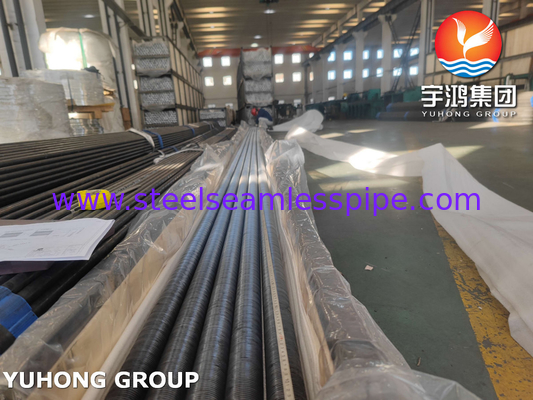 ASTM A179 สแตนเลสคาร์บอน สายต่อไม่ติด แบบ L ท่อปีกสําหรับเครื่องทําความร้อนอากาศ
