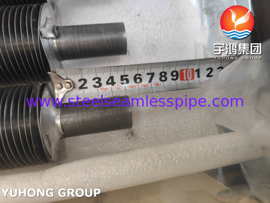 ASTM A179 สแตนเลสคาร์บอน สายต่อไม่ติด แบบ L ท่อปีกสําหรับเครื่องทําความร้อนอากาศ