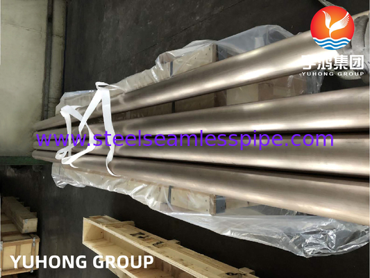 ASTM B466, ASME SB466 C70600 ท่อไร้รอยทองแดง นิเคิลสําหรับเครื่องแลกเปลี่ยนความร้อน