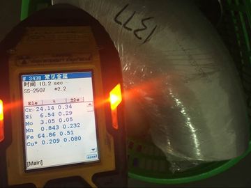 อุปกรณ์เชื่อมแบบก้น, ASTM A815 WP31803 / WPS32750 / S32760 90 องศา, LR ELBOW 1 &amp;quot;, 2&amp;quot;, 3 &amp;quot;, 4&amp;quot; 6 &amp;quot;SCH40 BW B16.9