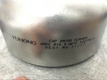 ข้อต่อเพลาข้อต่อคู่ Supler Duplex ASTD A815 WP31803 / WPS32750 / S32760 CAP, 4 &amp;quot;SCH40S, BW B16.9