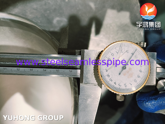 EN10253-4 1.4404 WP316L อุปกรณ์ประกอบท่อสแตนเลสแบบเอลบิวสําหรับโรงงานบําบัดน้ํา