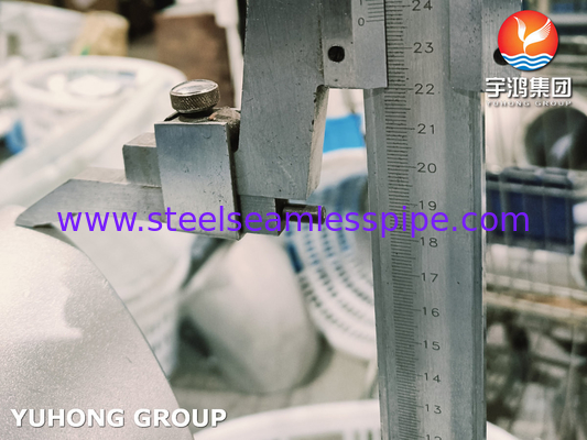 EN10253-4 1.4404 WP316L อุปกรณ์ประกอบท่อสแตนเลสแบบเอลบิวสําหรับโรงงานบําบัดน้ํา