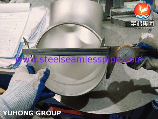 EN10253-4 1.4404 WP316L อุปกรณ์ประกอบท่อสแตนเลสแบบเอลบิวสําหรับโรงงานบําบัดน้ํา