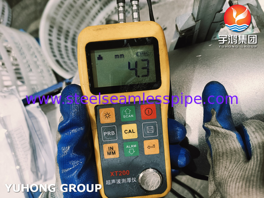 EN10253-4 1.4404 WP316L อุปกรณ์ประกอบท่อสแตนเลสแบบเอลบิวสําหรับโรงงานบําบัดน้ํา