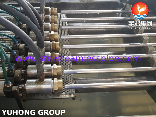 ASTM A249 / ASME SA249 TP304 ท่อผสมเหล็กไร้สแตนเลส ท่อผสมใส ปลายเรียบ