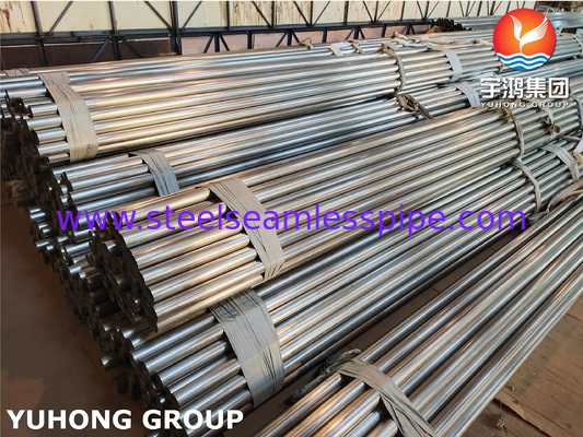 ASTM A249 / ASME SA249 TP304 ท่อผสมเหล็กไร้สแตนเลส ท่อผสมใส ปลายเรียบ