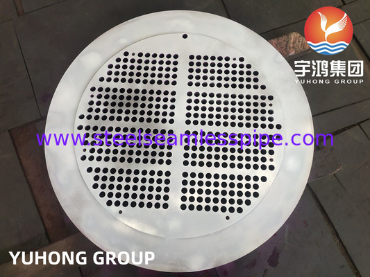 ASTM A182 F304, 304L, SUS304 ใบท่อเหล็กไร้ขัดสําหรับเครื่องแลกเปลี่ยนความร้อน