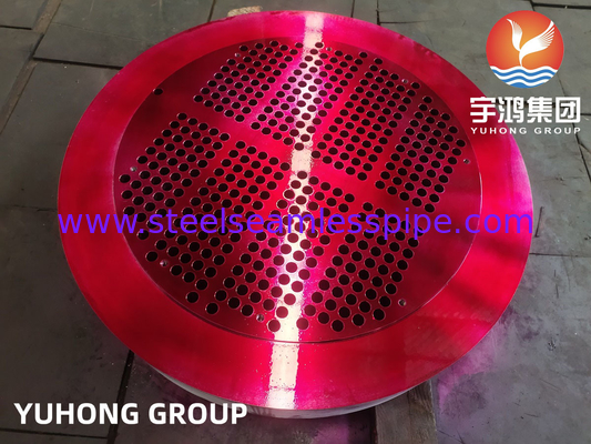 ASTM A182 F304, 304L, SUS304 ใบท่อเหล็กไร้ขัดสําหรับเครื่องแลกเปลี่ยนความร้อน