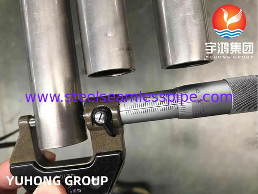 ASTM B163 โมเนล 400 UNS N04400 ท่อสกัดทองแดงนิเคิลไร้รอย