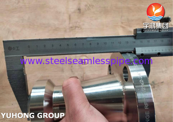A182 F53 ((Uns S32750) ซุปเปอร์ ดับเพล็กซ์ สแตนเลส แฟลนจ์ Wn Rf 150# Sch10s Asme B165