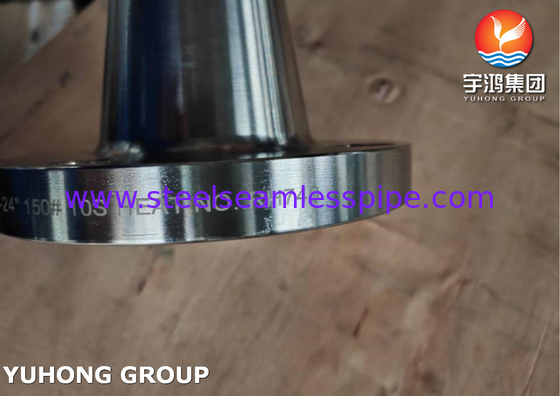 A182 F53 ((Uns S32750) ซุปเปอร์ ดับเพล็กซ์ สแตนเลส แฟลนจ์ Wn Rf 150# Sch10s Asme B165