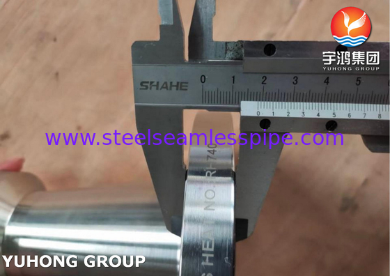 A182 F53 ((Uns S32750) ซุปเปอร์ ดับเพล็กซ์ สแตนเลส แฟลนจ์ Wn Rf 150# Sch10s Asme B165