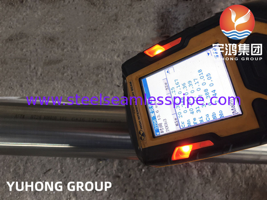 ASTM B729 UNS N08020 2.4660 นิเคิลสลัด 20 ท่อไร้รอย 100% UT