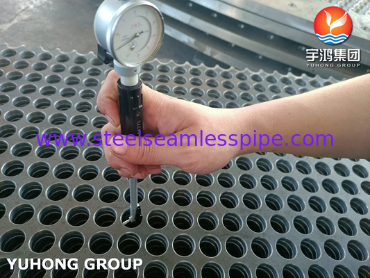 EN 10025-2 S235JR แผ่นกั้นสําหรับเครื่องแลกเปลี่ยนความร้อน การสนับสนุนโครงสร้างและประสิทธิภาพการถ่ายทอดความร้อน