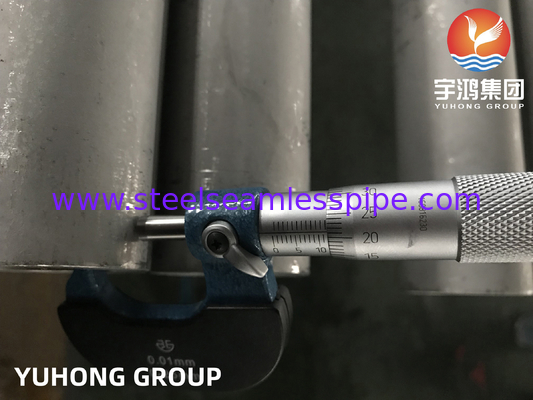 Asme Sa213 Tp347h หลอดเครื่องปั่นแบบไร้รอยเหล็กไร้สแตนเลส พร้อมการอนุมัติ GL