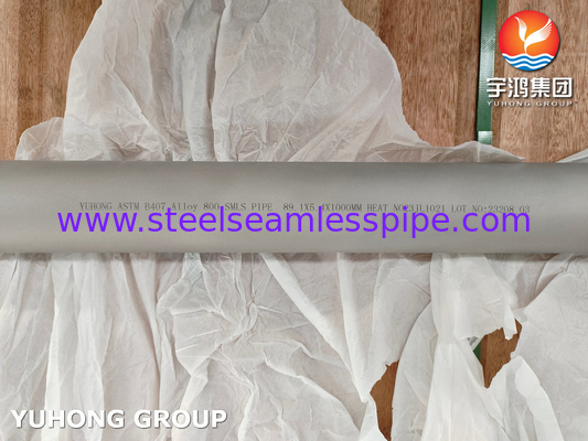 ASTM B407 UNS N08800 Incoloy 800 Nickel Alloy ท่อไร้รอย ABS ได้รับการอนุมัติ