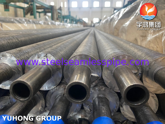 ASME SA210 Gr A1 ท่อไร้รอย Al1060 อลูมิเนียม Fin บด G ประเภท Fin ท่อสําหรับอุตสาหกรรมน้ํามันและก๊าซ