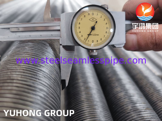 ท่อครีบปรับแต่งเองพร้อมวัสดุครีบอลูมิเนียมและชนิดครีบหลายแบบสำหรับใช้งานในเครื่องแลกเปลี่ยนความร้อนและคอนเดนเซอร์