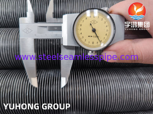 ท่อครีบปรับแต่งเองพร้อมวัสดุครีบอลูมิเนียมและชนิดครีบหลายแบบสำหรับใช้งานในเครื่องแลกเปลี่ยนความร้อนและคอนเดนเซอร์