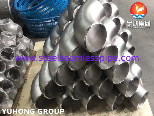 ASTM A815 S31803 เสาเหล็กแบบย้อนหลังปั่น 90 องศา9