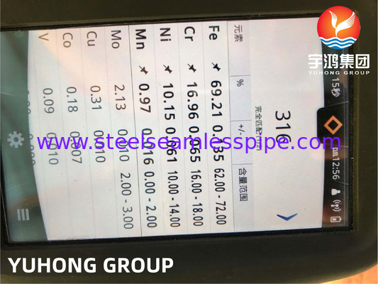 ASTM A269 TP316 TP316L ท่อเหล็กไร้สแตนเลส austenitic สวมม้วนสําหรับอุตสาหกรรมเคเบิล