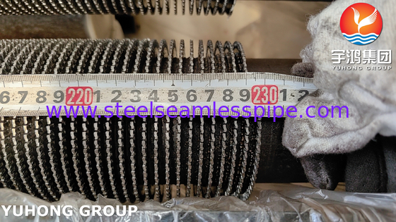 ASME SA335 P9 11CR หลอดปีกขีดขีดเหล็กสแตนเลสสําหรับการถ่ายทอดความร้อน