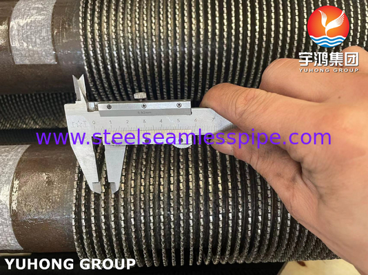 ASME SA335 P9 11CR หลอดปีกขีดขีดเหล็กสแตนเลสสําหรับการถ่ายทอดความร้อน