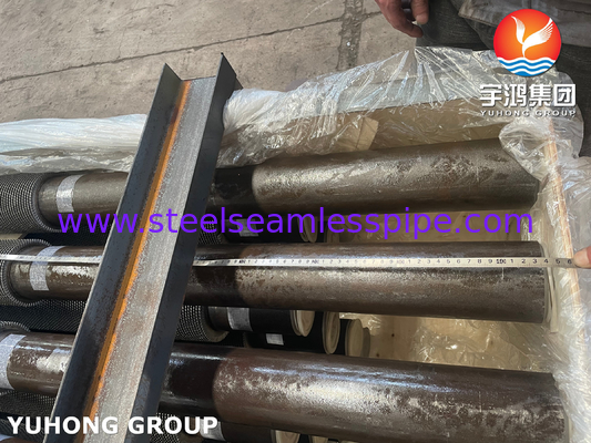 ASME SA335 P9 11CR หลอดปีกขีดขีดเหล็กสแตนเลสสําหรับการถ่ายทอดความร้อน