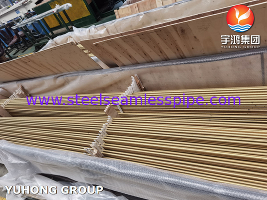 ASTM B111 UNS C68700 หลอดทองแดงอลูมิเนียม หลอดแลกเปลี่ยนความร้อนแบบ U Bend