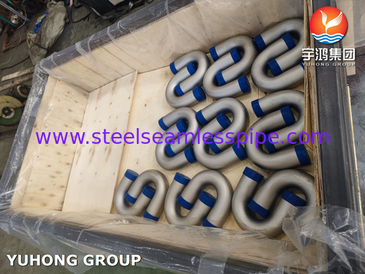 ASME SA213 TP316L 1.4404 ท่อสแตนเลส U Bend Tube สําหรับเครื่องทําความร้อน