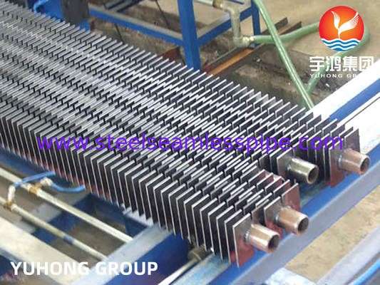ความแข็งแรงเชิงกลของท่อครีบสี่เหลี่ยม ASME SA192 สำหรับพื้นผิวทำความร้อนหม้อไอน้ำ CFB​
