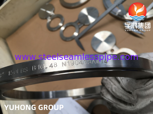 แฟลนจ์ตาบอด, ASTM A182 F316L สแตนเลสรูป 8 แฟลนจ์ RF ASME B16.48