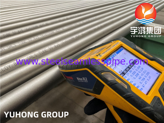 ผสมเหล็กไนเคิลท่อหม้อ ASTM B407 สายเหล็ก 800 800H 800HT สําหรับ Tube bundle Application