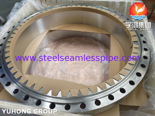 โลหะไร้สแตนเลส Weld Neck RTJ Flange ASME B16.5 ASTM A182 F310