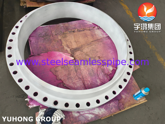 โลหะไร้สแตนเลส Weld Neck RTJ Flange ASME B16.5 ASTM A182 F310