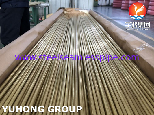 ASTM B111 C68700 หลอดทองแดงอลูมิเนียม หลอดเหล็กเหล็ก EN 10204/3.1B