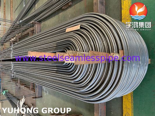 ASME SA213 TP316Ti สแตนเลส U Bend Tube ความหนา 1.65 มม.