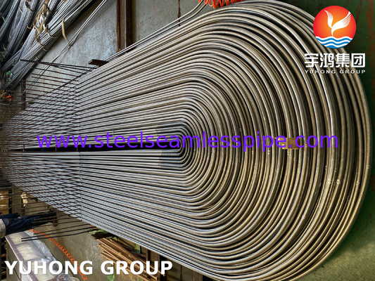 ASME SA213 TP316Ti สแตนเลส U Bend Tube ความหนา 1.65 มม.
