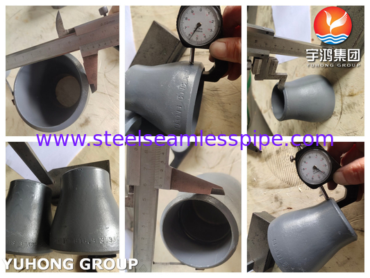 ASME B16.9 ASTM A234 WPB อุปกรณ์ประกอบท่อเหล็กคาร์บอน อุปกรณ์ประกอบเคลือบสีดํา