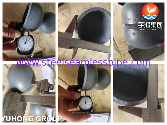 ASME B16.9 ASTM A234 WPB อุปกรณ์ประกอบท่อเหล็กคาร์บอน อุปกรณ์ประกอบเคลือบสีดํา