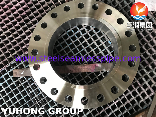 ASTM A182 F53 UNS S32750 ซุปเปอร์ ดับเพล็กซ์สแตนเลสสลัดบน RF Flanges สําหรับการกําจัดเกลือ