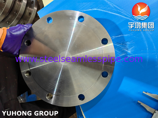 ASME B16.5 ASTM A105 / A105N โลหะคาร์บอน Blind Flange Forged BLRF Flange